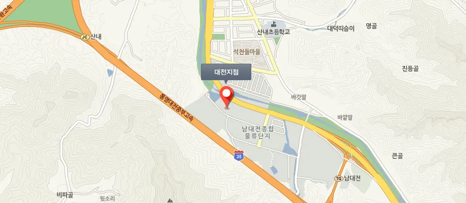 대전지점 위치 지도