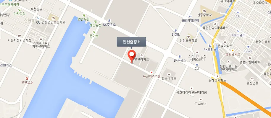 인천출장소 위치 지도